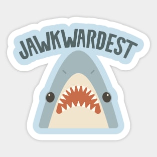 Jawkwardest Sticker